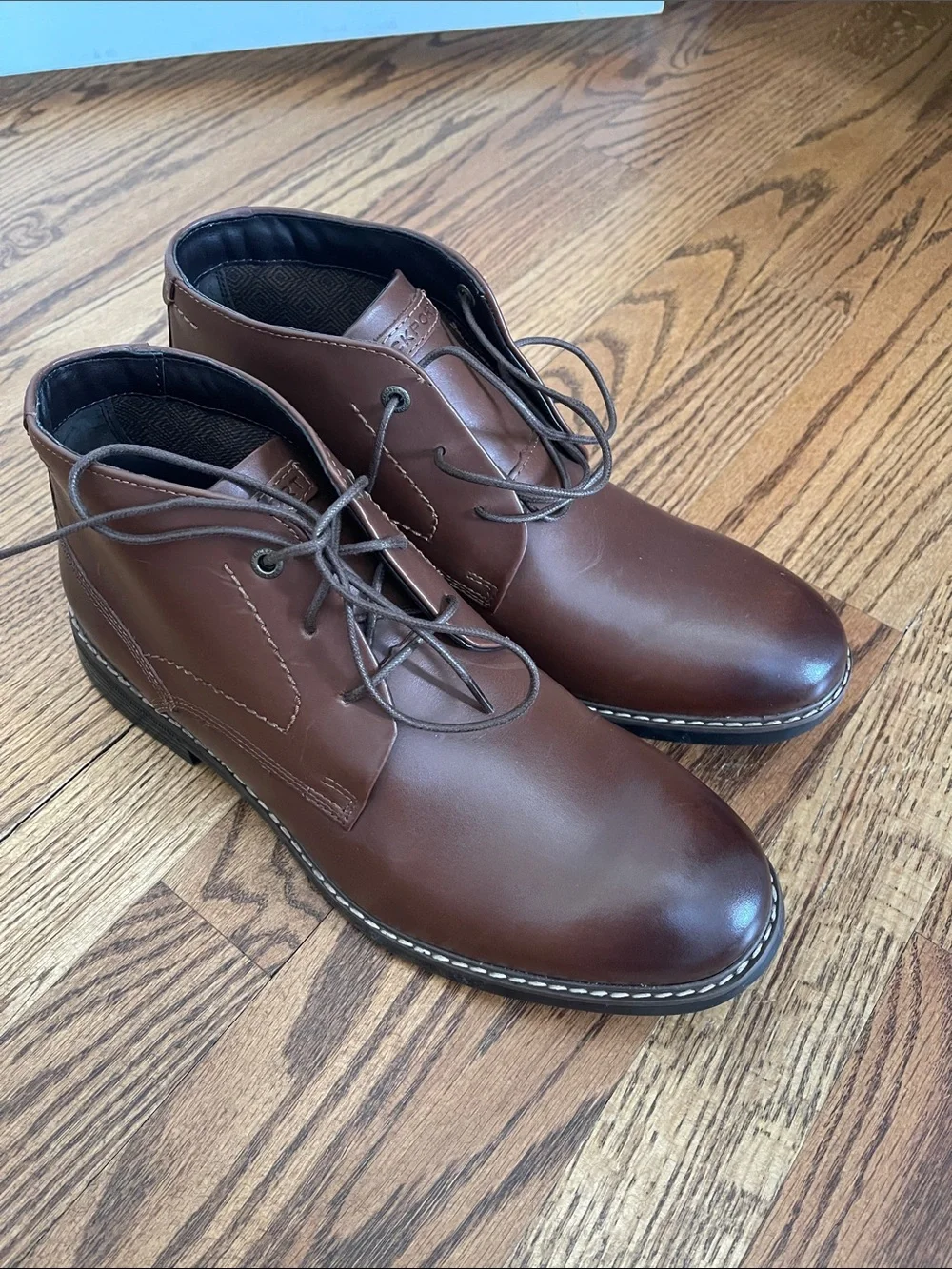 Rockport TruTech Men’s Brown Leather Chukka Boots Size 9.5